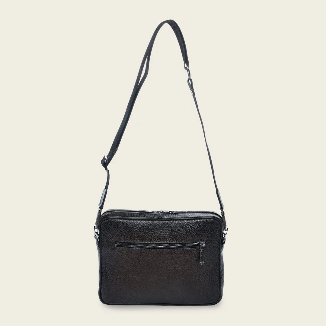 BOC28MA - Cuadra Black Casual Fashion Stingray Bag for Men / Women