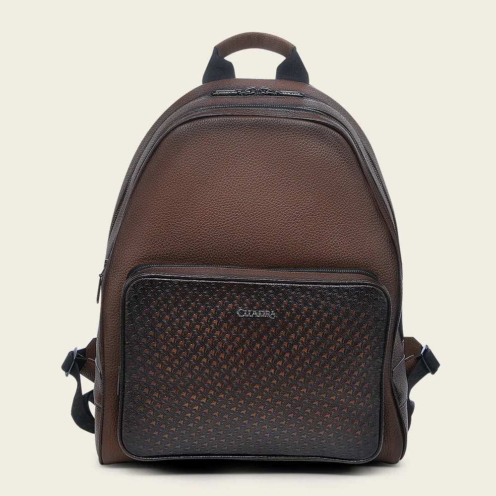 BOC29RS - Cuadra honey casual fashion cowhide backpack for men / women
