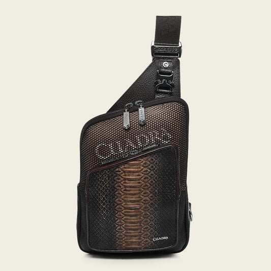 BOC32PH - Cuadra brown casual fashion python bag for men / women