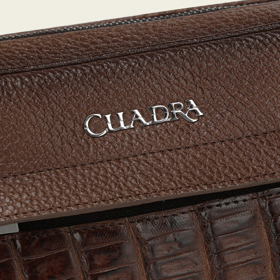 BOC45FY - Cuadra honey casual caiman leather bag for men / women