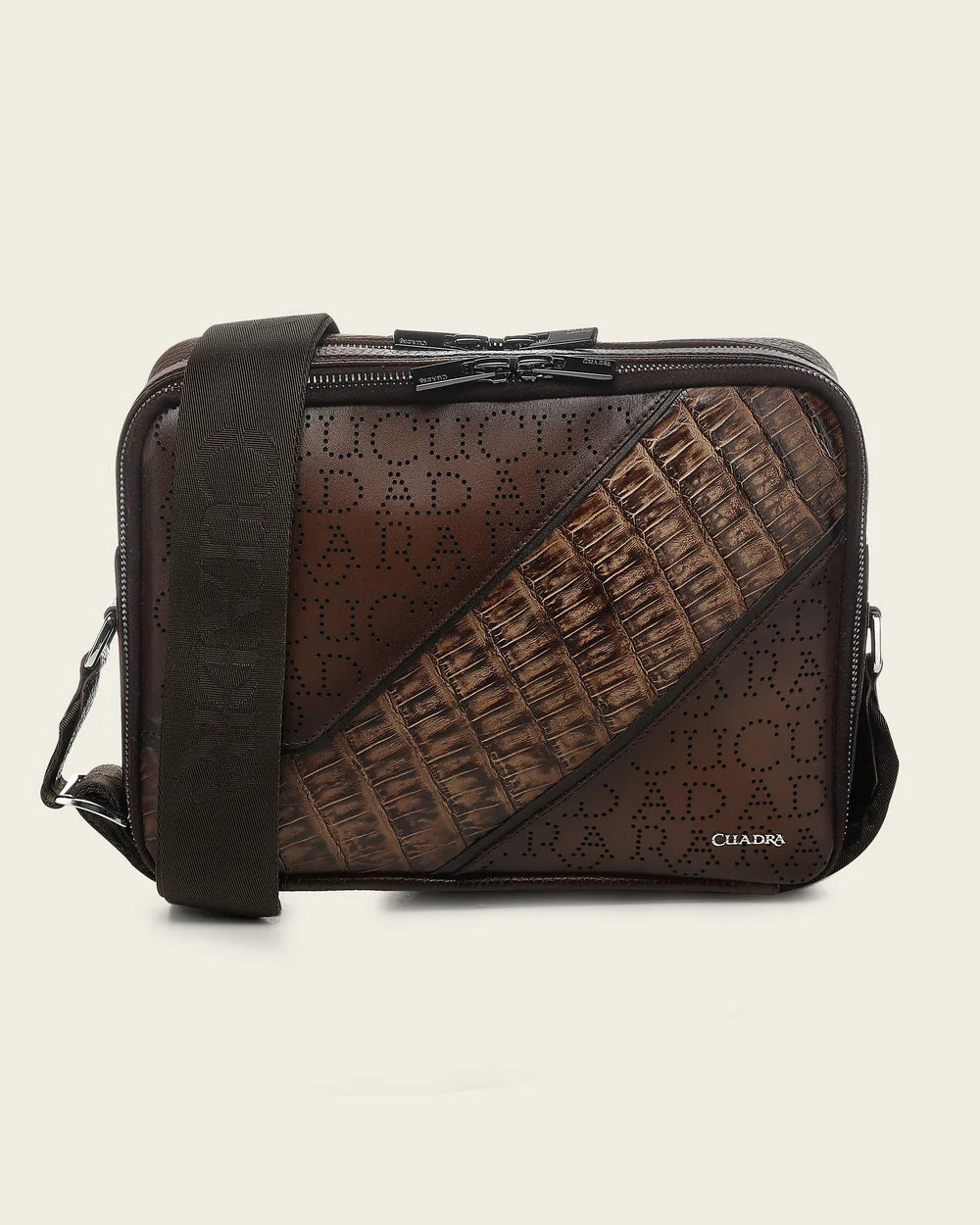BOC48FY - Cuadra Honey Casual Fashion Caiman Crossbody Messenger Bag