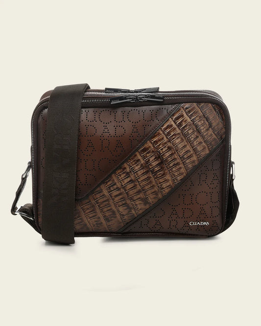BOC48FY - Cuadra Honey Casual Fashion Caiman Crossbody Messenger Bag