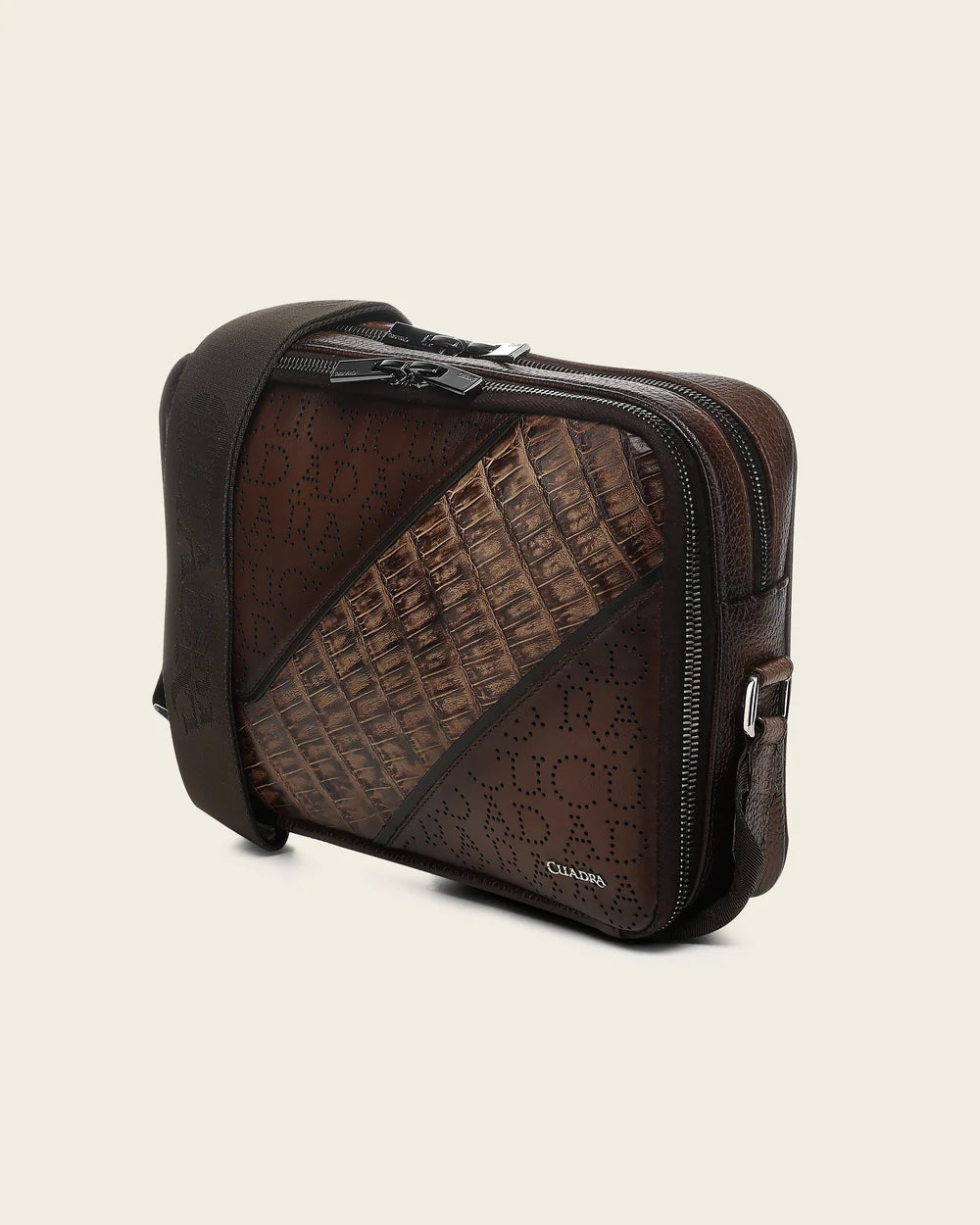 BOC48FY - Cuadra Honey Casual Fashion Caiman Crossbody Messenger Bag