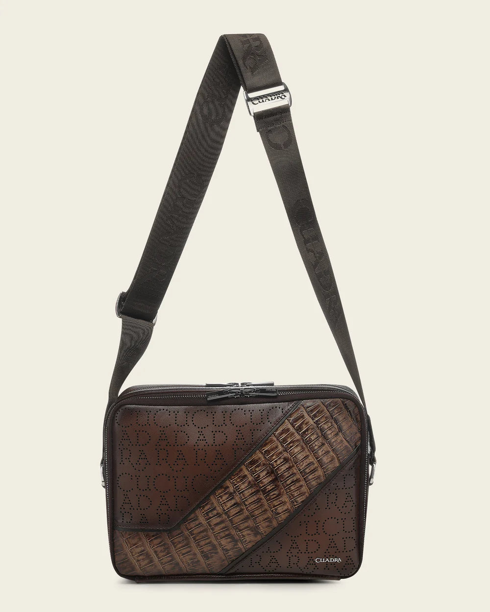 BOC48FY - Cuadra Honey Casual Fashion Caiman Crossbody Messenger Bag