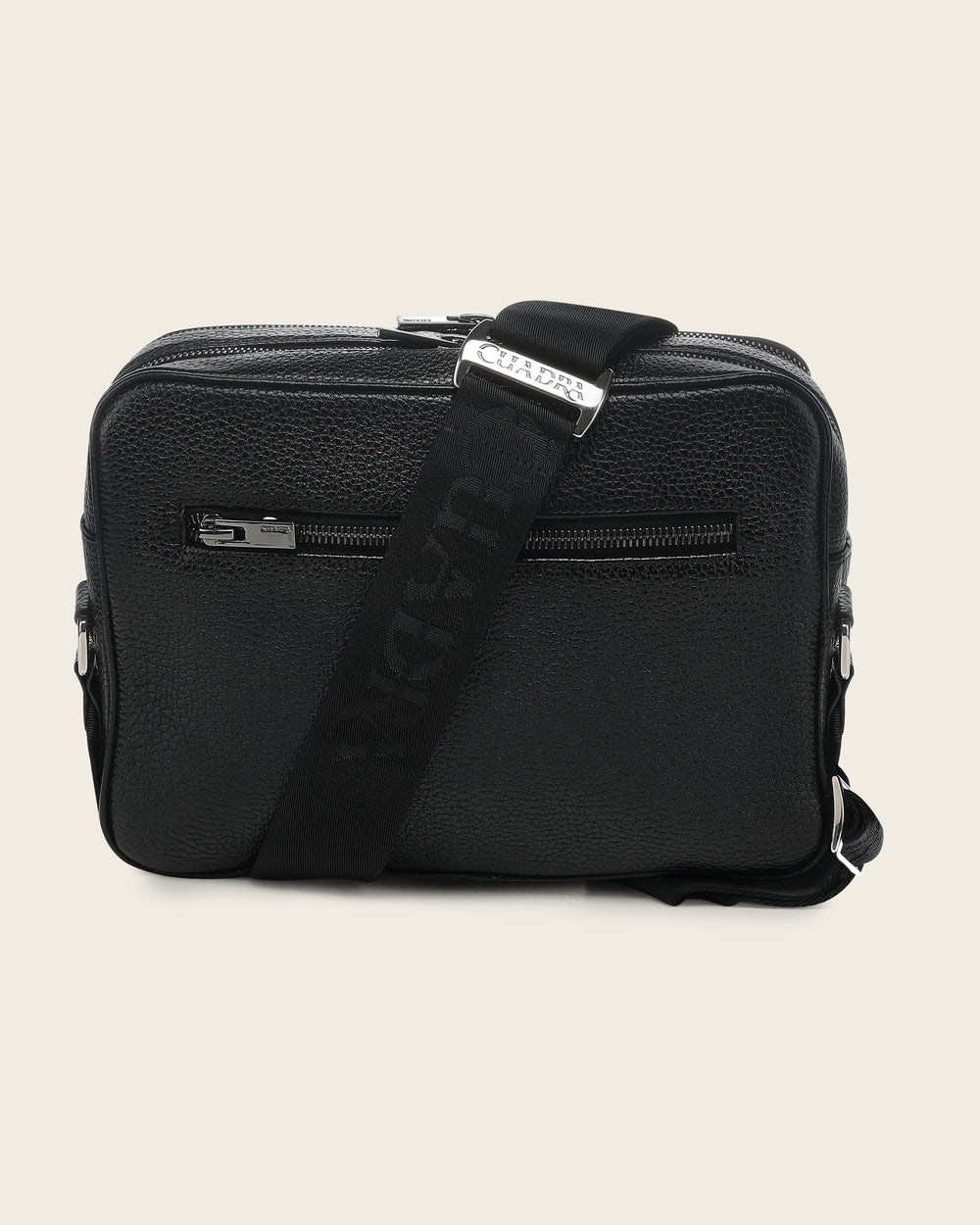 BOC48MA - Cuadra Black Casual Fashion Stingray Crossbody Messenger Bag