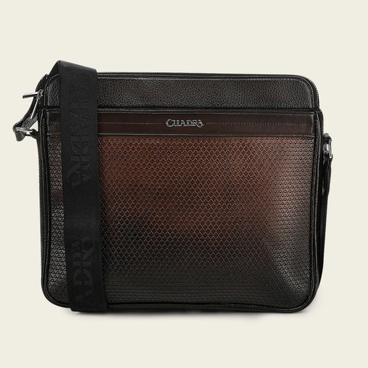 BOC51RS - Cuadra Brown Casual Fashion Leather Bag for Men / Women