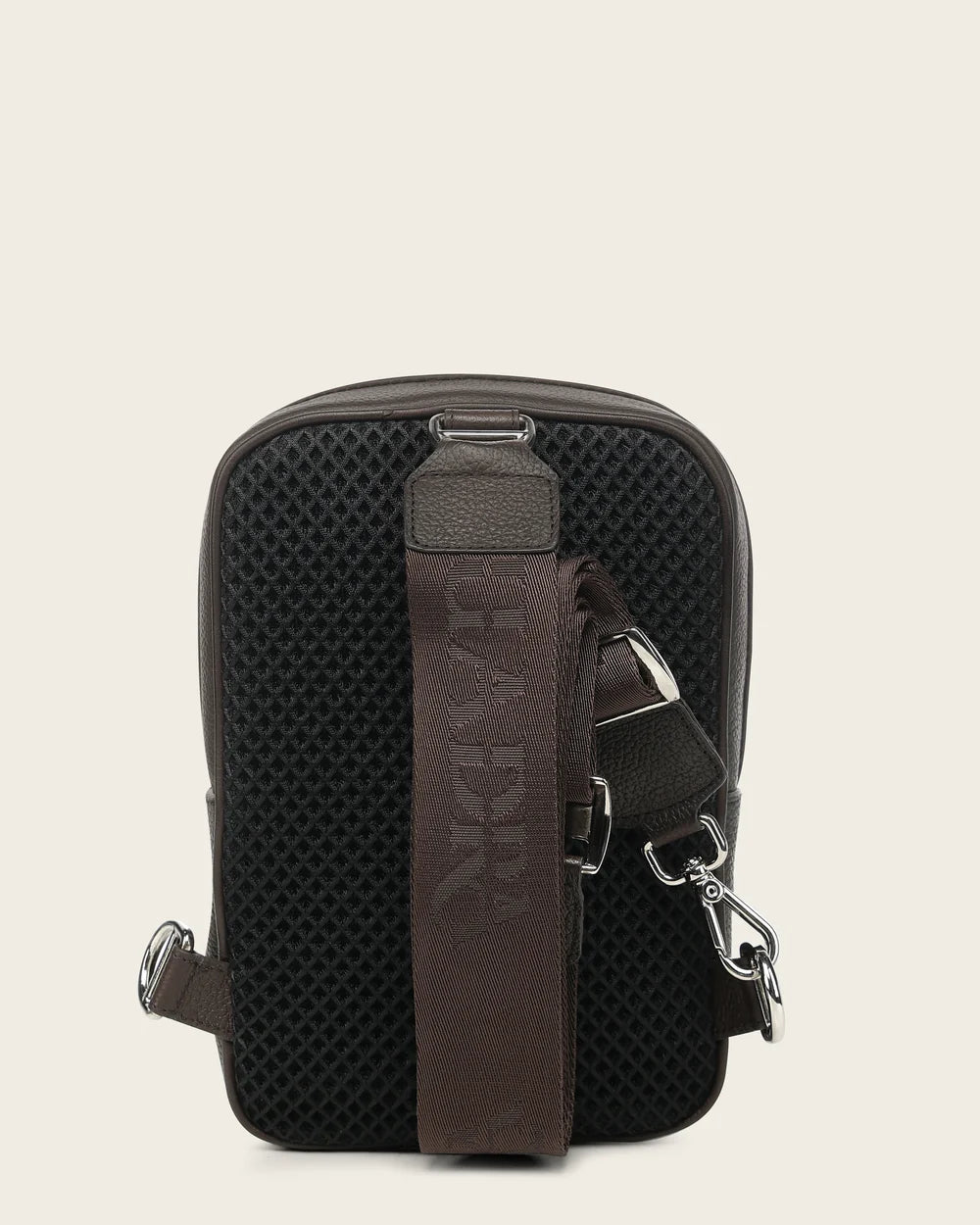 BOC54PH - Cuadra brown casual fashion python crossbody sling bag for men