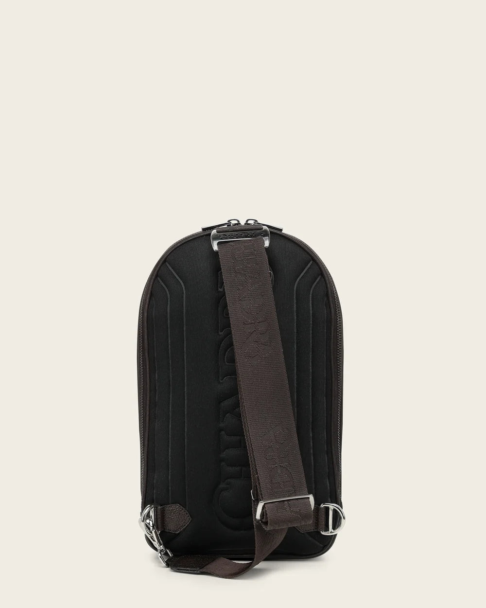 BOC64MA - Cuadra Brown Casual Fashion Stingray Sling Bag for Men