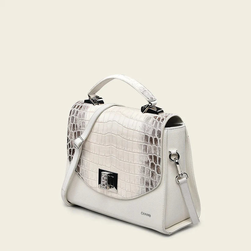 BOD0TNL - Cuadra White Dress Fashion Niloticus Totebag for Women