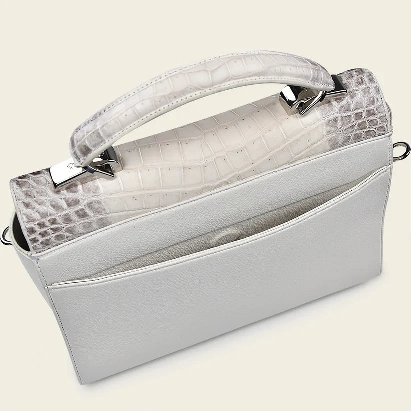 BOD0TNL - Cuadra White Dress Fashion Niloticus Totebag for Women