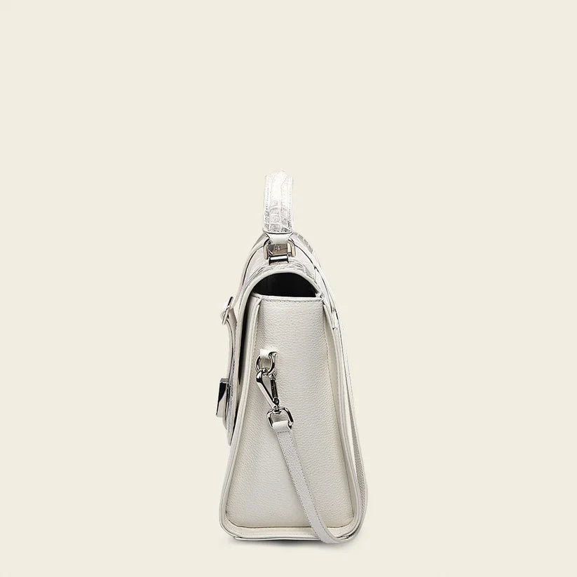 BOD0TNL - Cuadra White Dress Fashion Niloticus Totebag for Women