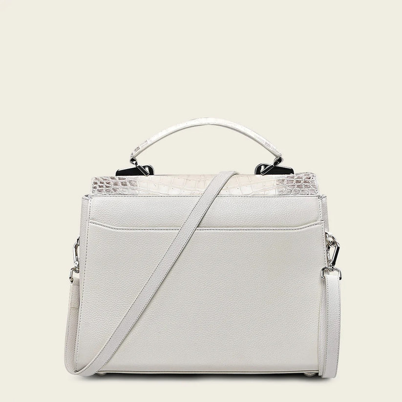 BOD0TNL - Cuadra White Dress Fashion Niloticus Totebag for Women