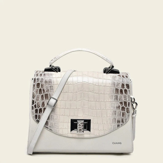 BOD0TNL - Cuadra White Dress Fashion Niloticus Totebag for Women