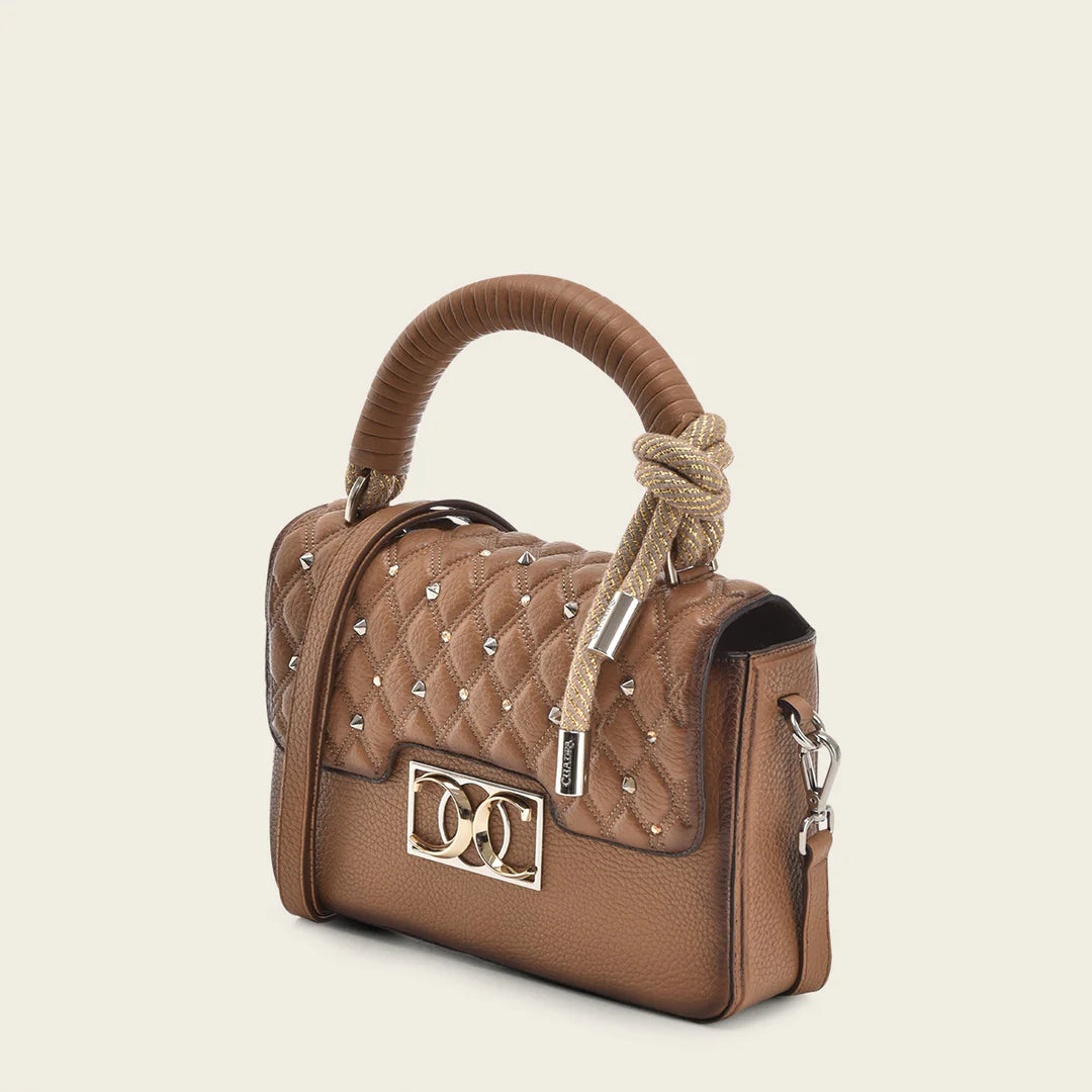 BOD0URS - Cuadra Almond Casual Western Cowhide Leather Bag for Women