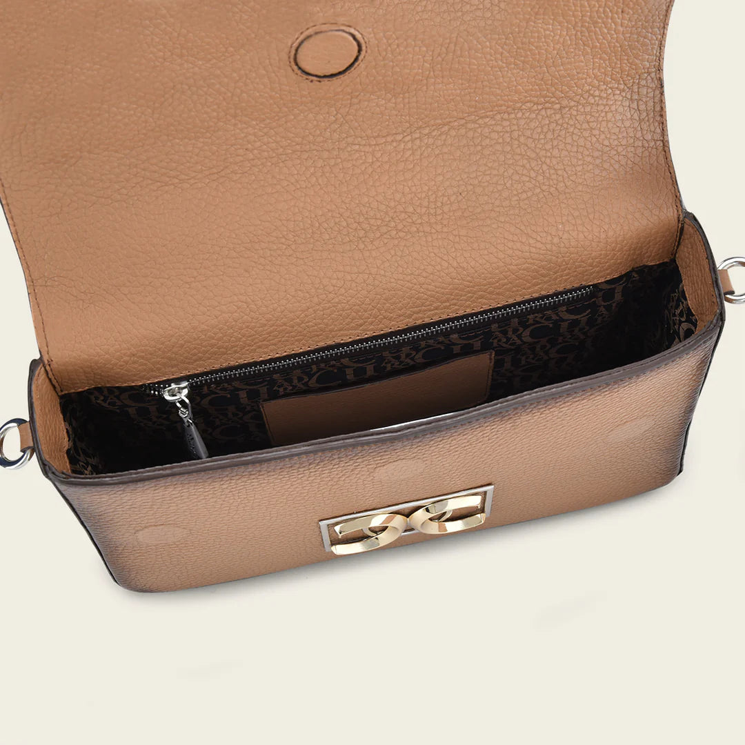 BOD0URS - Cuadra Almond Casual Western Cowhide Leather Bag for Women