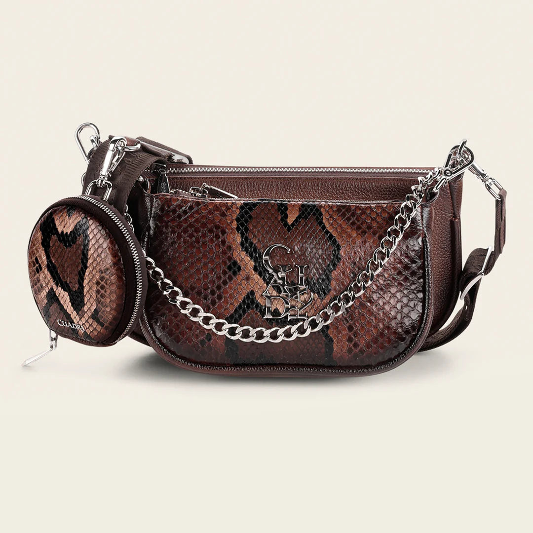BOD1OPM - Cuadra Honey Casual Fashion Python Crossbody for Women
