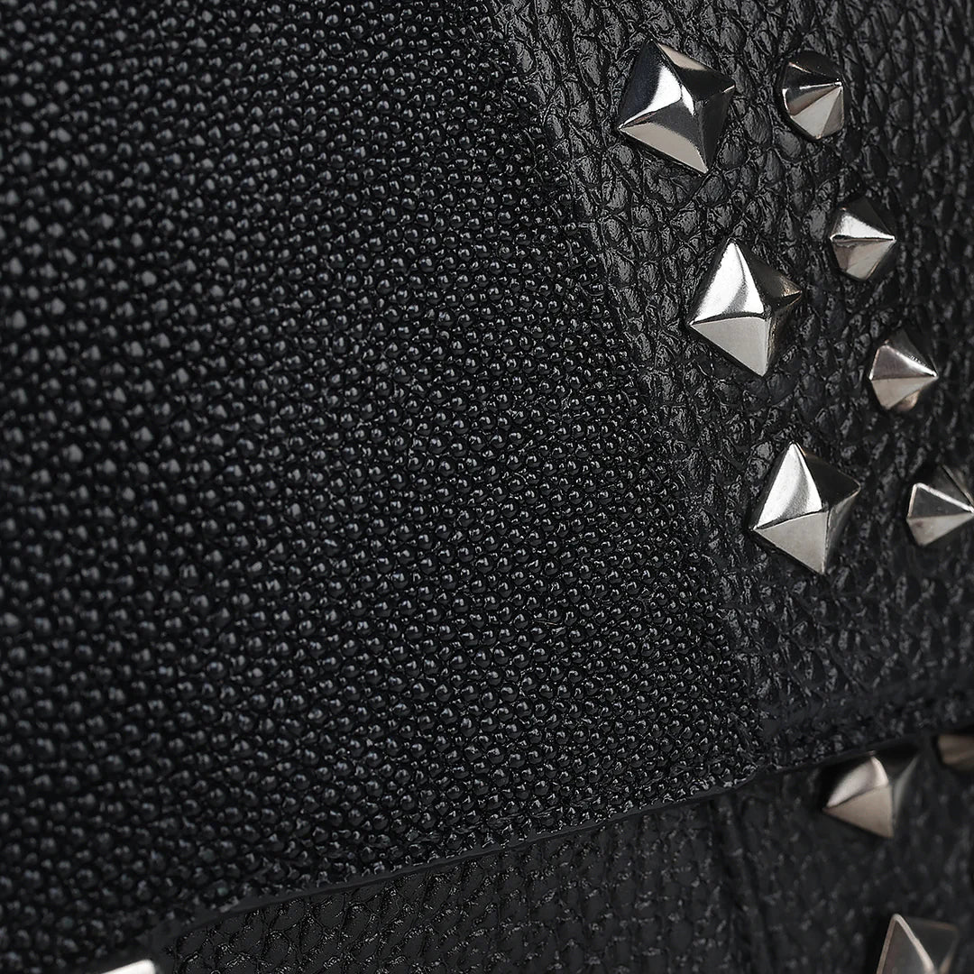 BOD1VMA - Cuadra Black Dress Fashion Stingray Totebag for Women