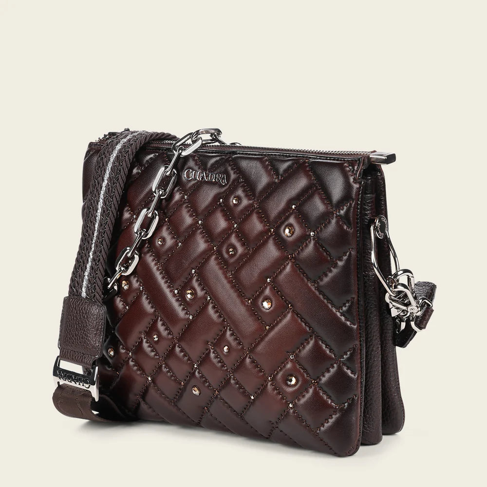 BOD1XCO - Cuadra Brown Casual Fashion Leather Shoulder Bag for Women