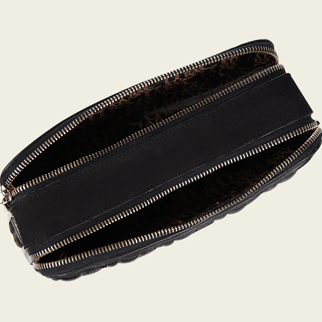 BOD2BMA - Cuadra Black Dress Fashion Stingray Shoulder Bag for Women