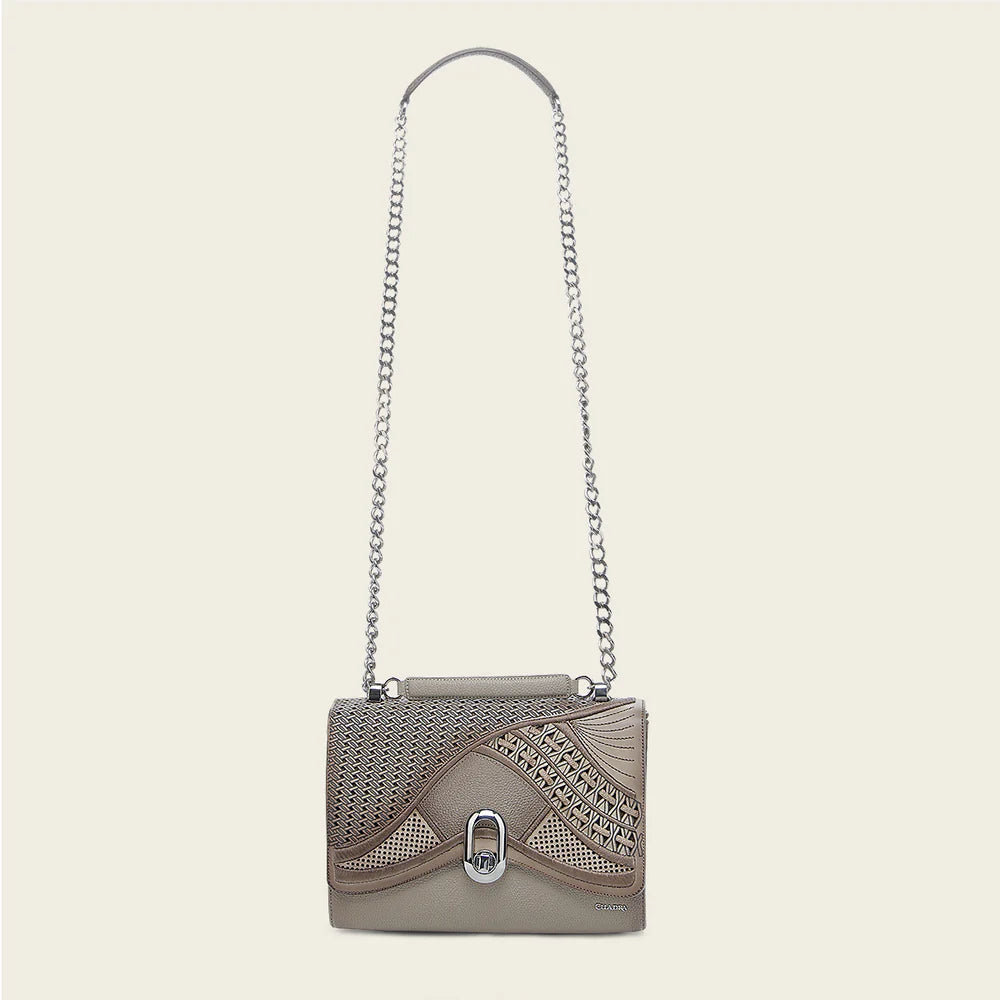 BOD2ORS - Cuadra beige fashion leather tote bag for women