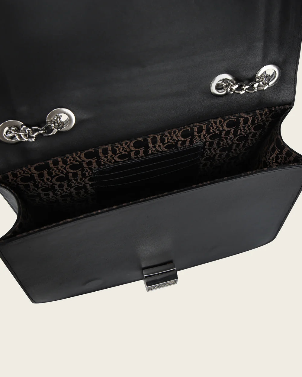 BOD3EMA - Cuadra Black Stingray Crystal Shoulder Bag for Women