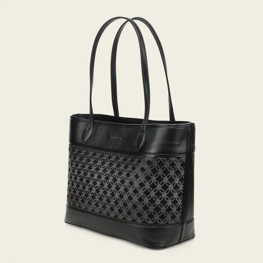 BOD3ZRS- Cuadra black dress fashion leather purse for women