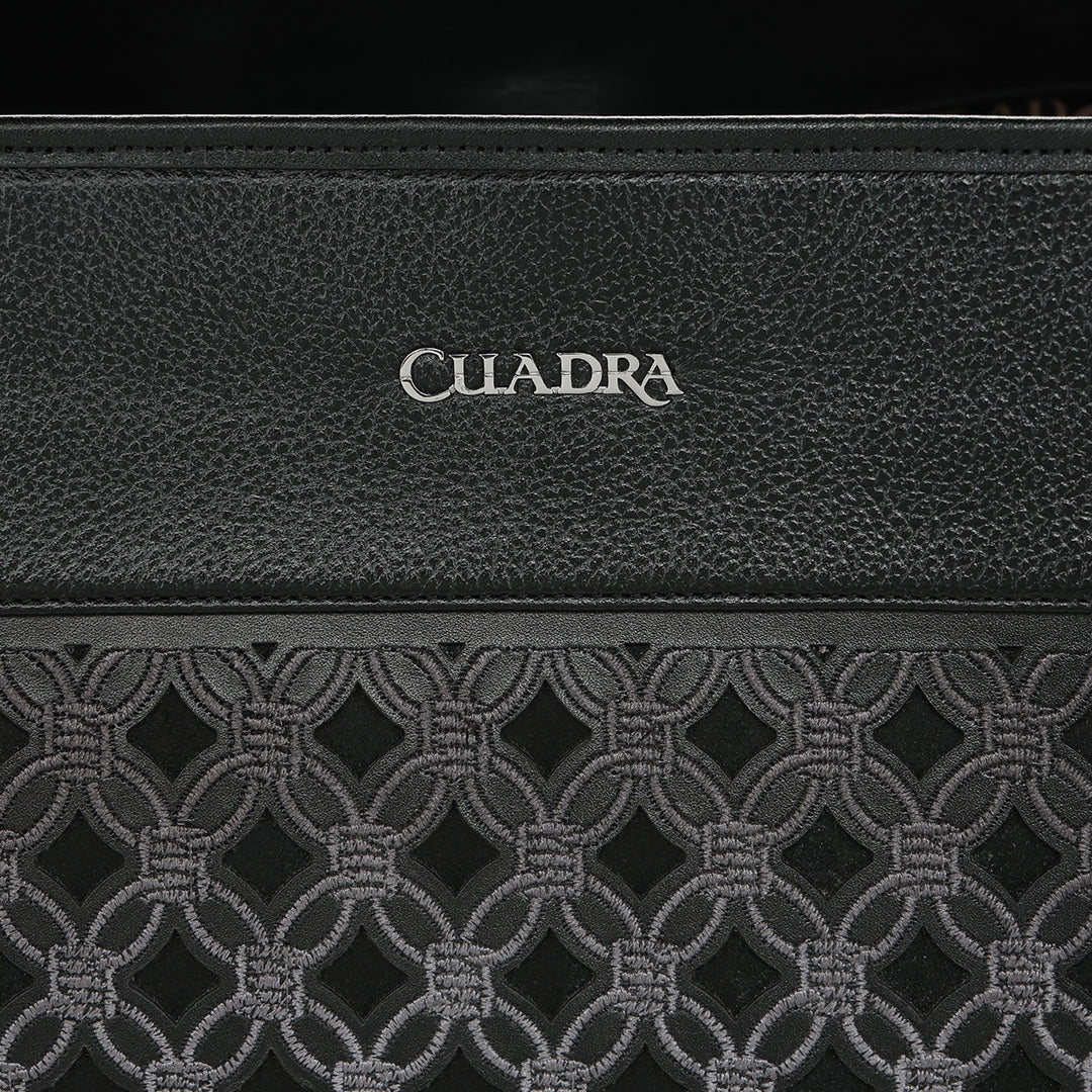 BOD3ZRS- Cuadra black dress fashion leather purse for women