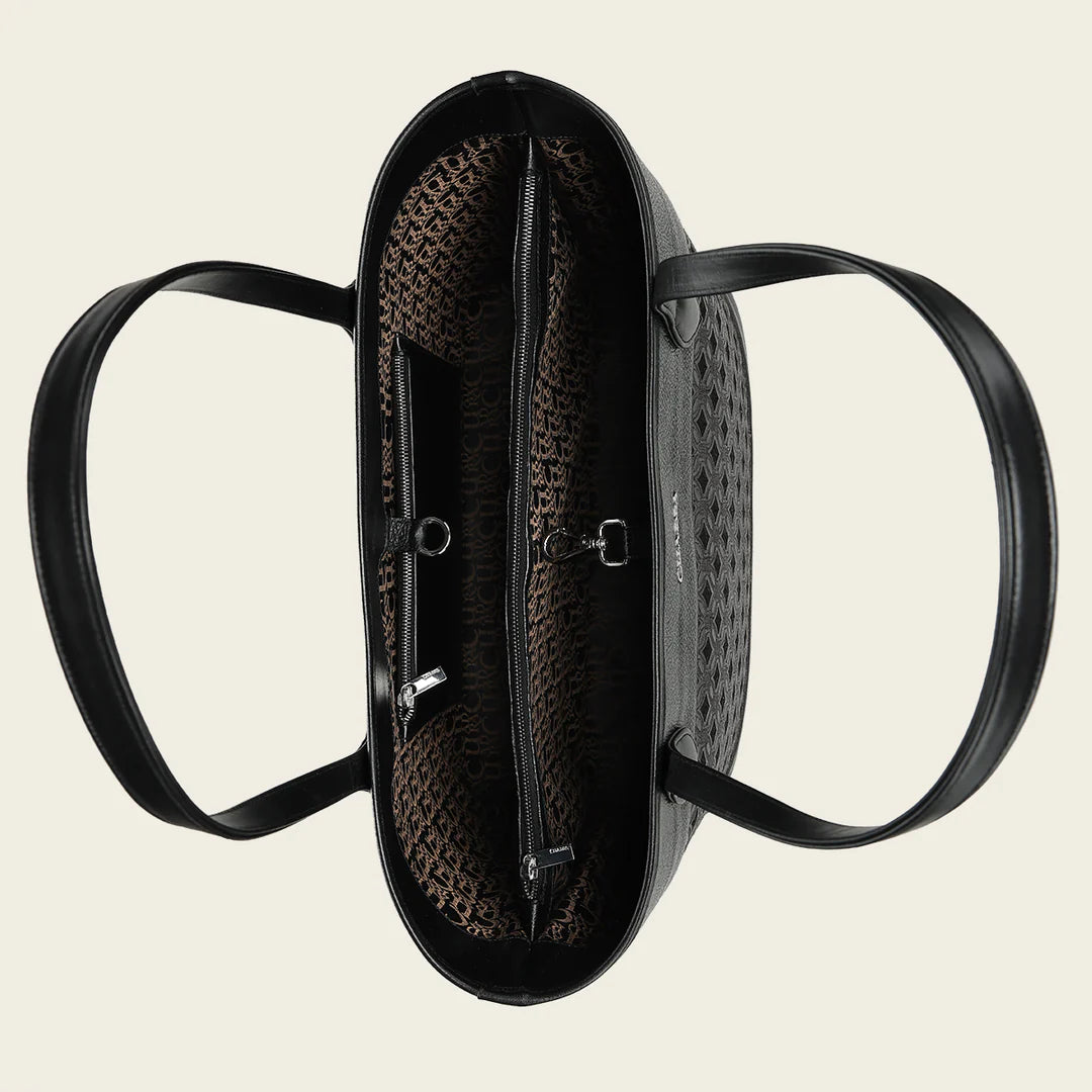 BOD3ZRS- Cuadra black dress fashion leather purse for women