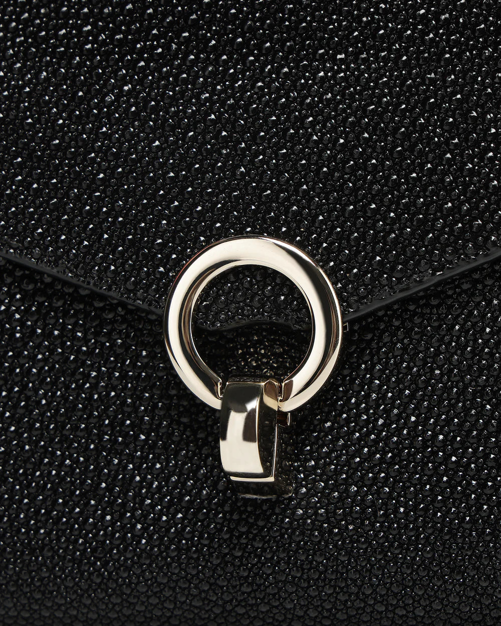 BOD4BMA - Cuadra Black Dress Fashion Stingray Hand Purse for Women