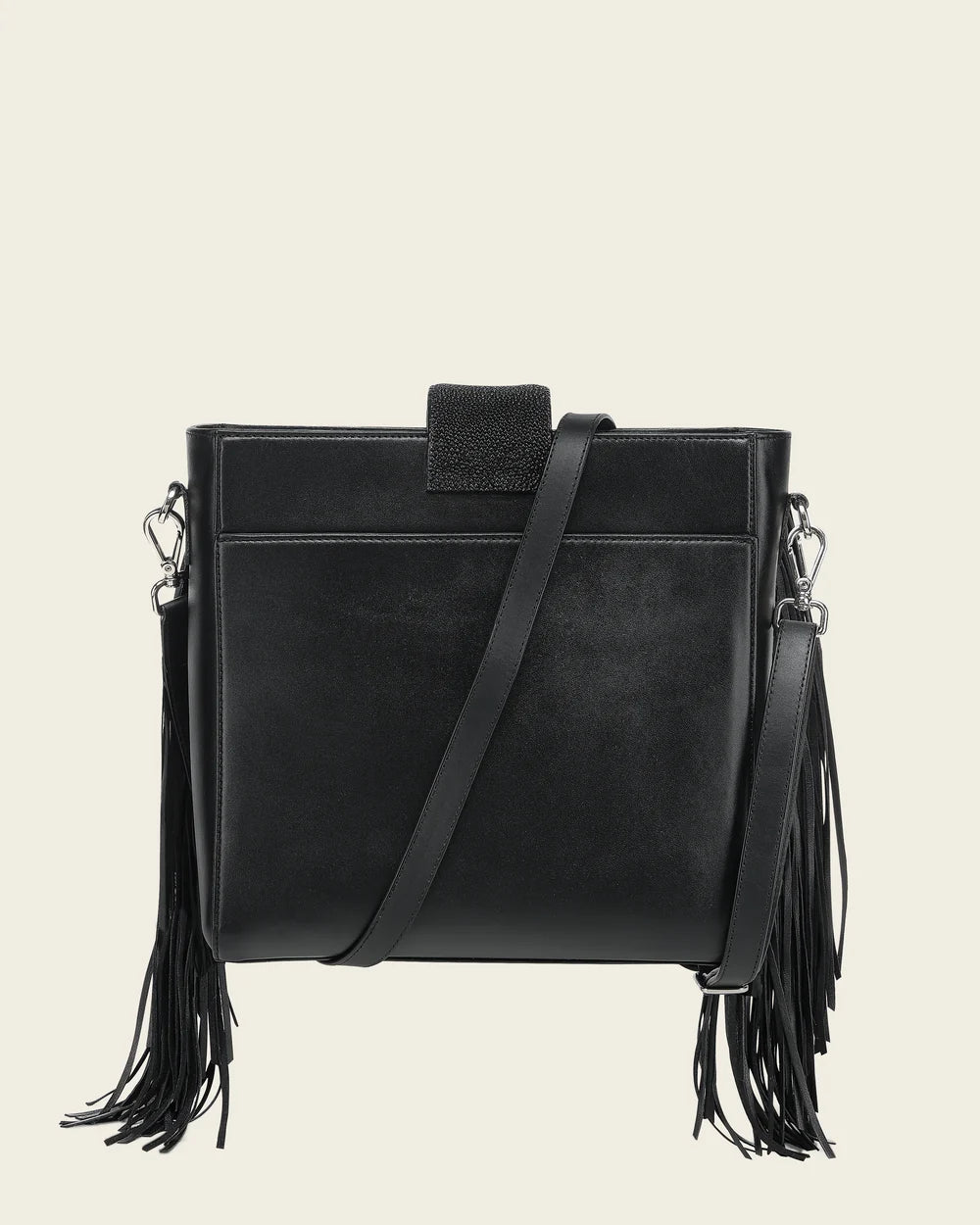BOD4KMA - Cuadra black dress fashion stingray purse for women