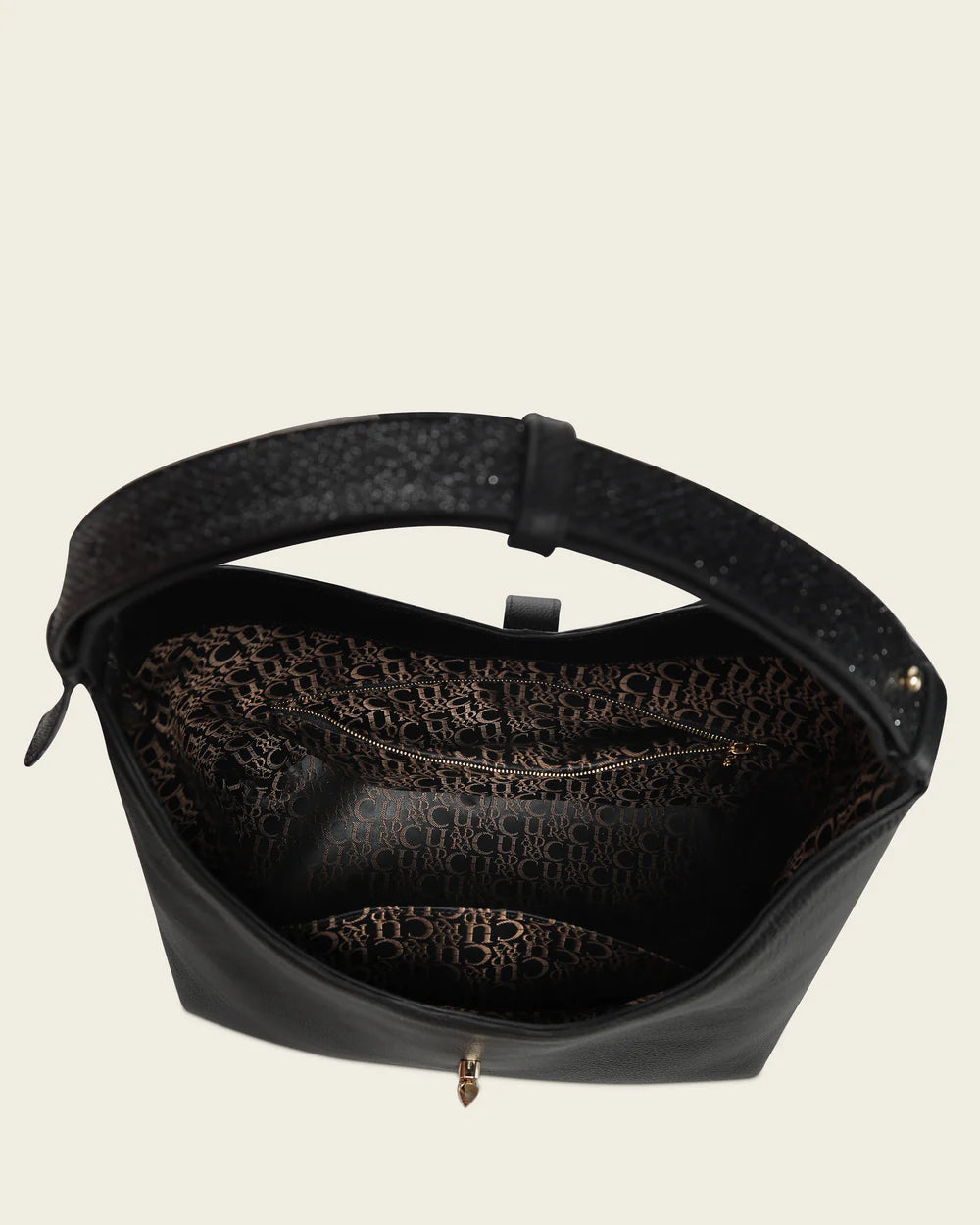 BOD4NPM - Cuadra Balck Fashion Leather Tote Bag for Women