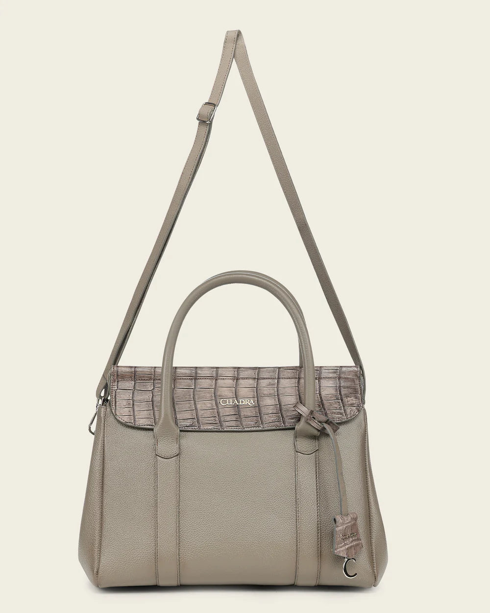 BOD4ONL - Cuadra gray dress fashion niloticus totebag for women
