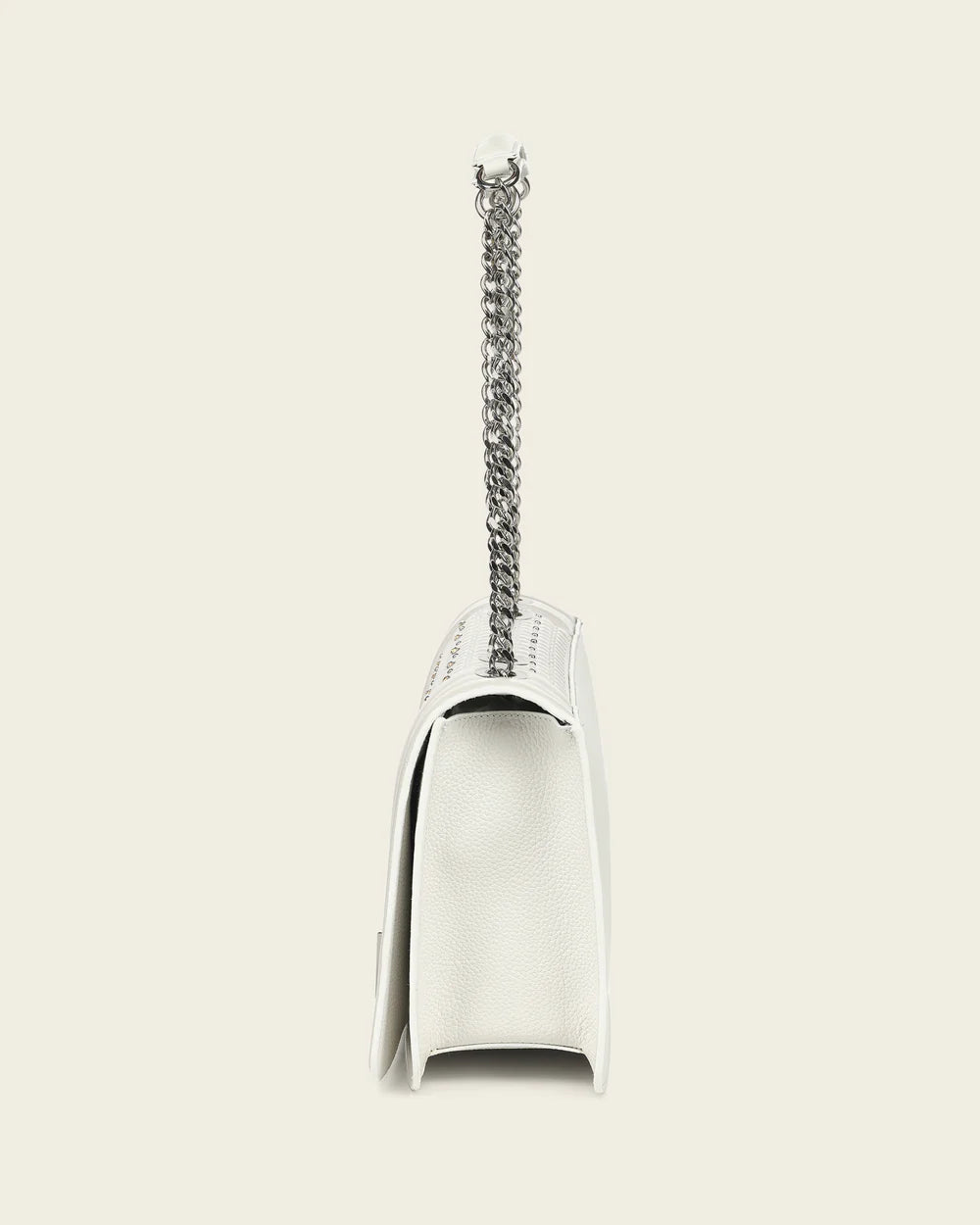 BOD5ACO - White Cuadra Leather Ladies Purse Handbag for Women