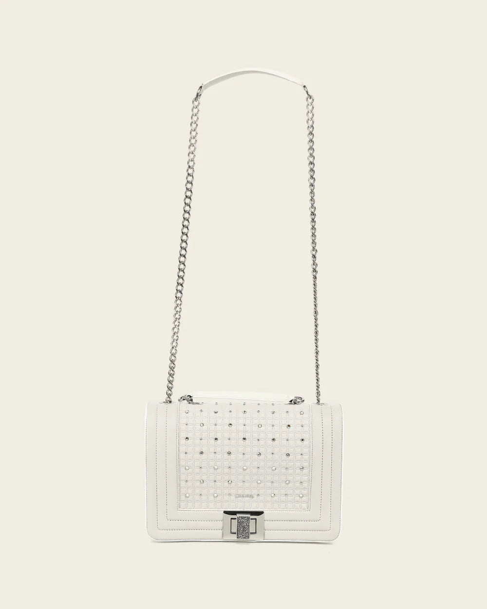 BOD5ACO - White Cuadra Leather Ladies Purse Handbag for Women