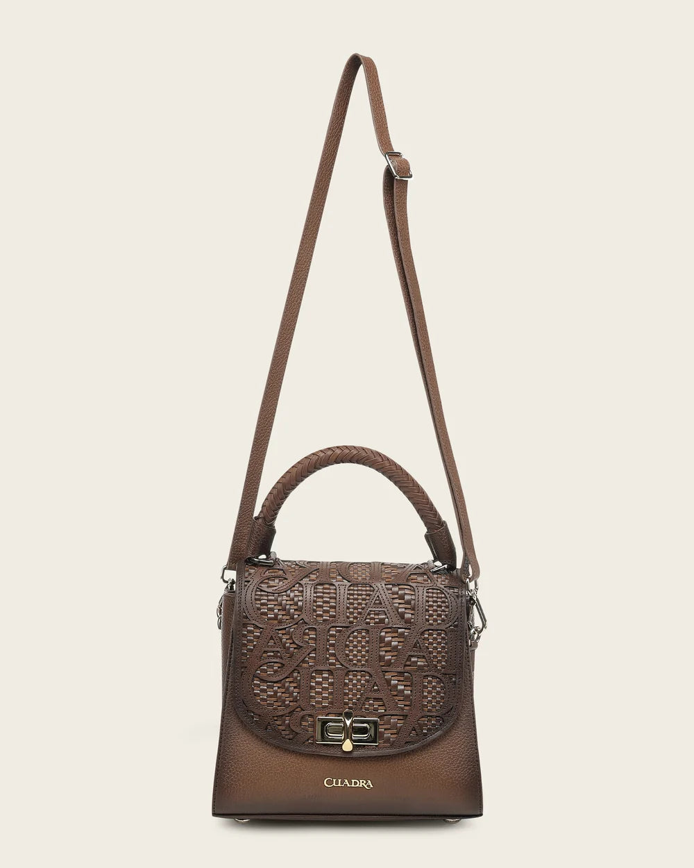 BOD5GRS - Cuadra Honey Casual Fashion Woven Leather Handbag for Women