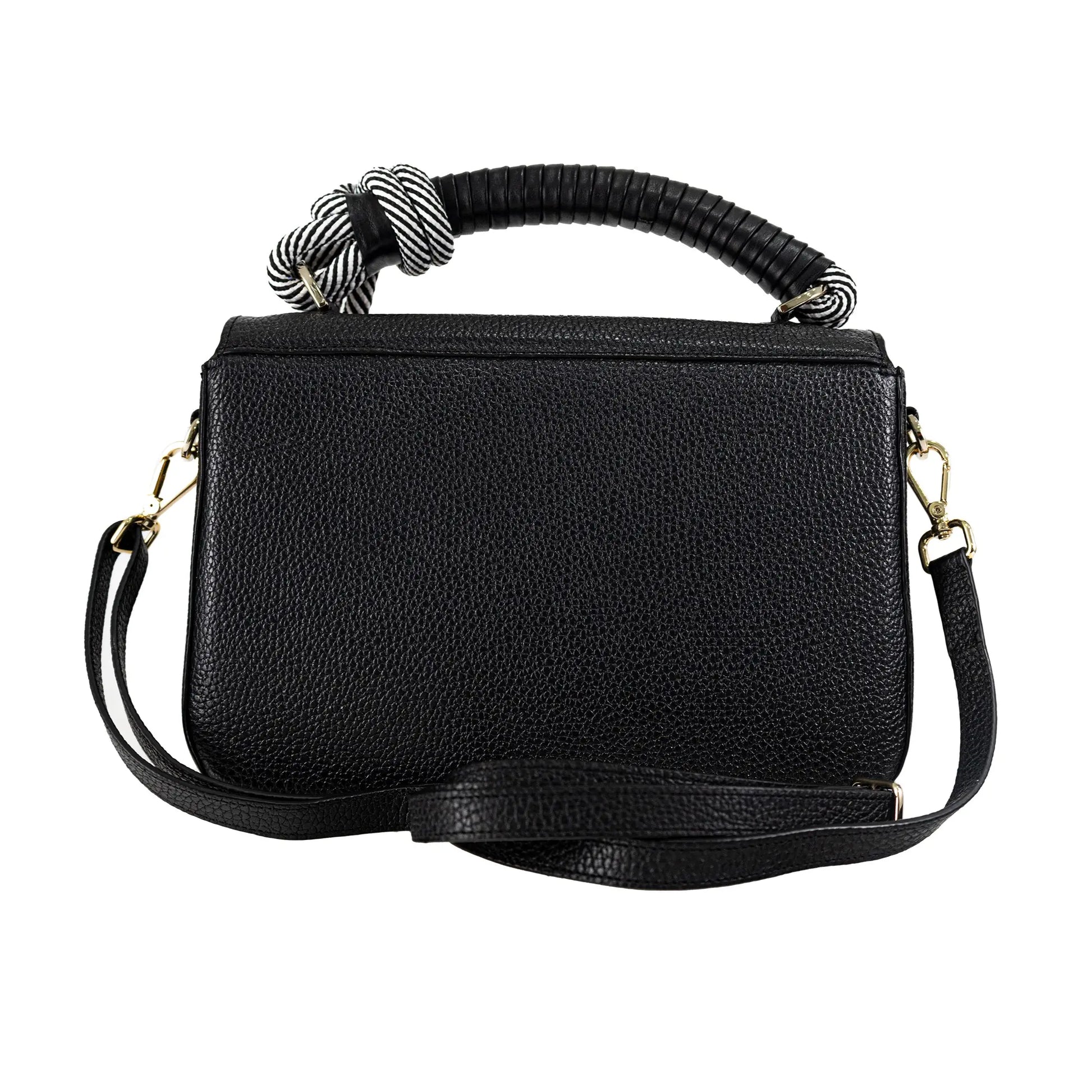 BOD64MA - Cuadra black fashion stingray crossbody bag for women-Kuet.us