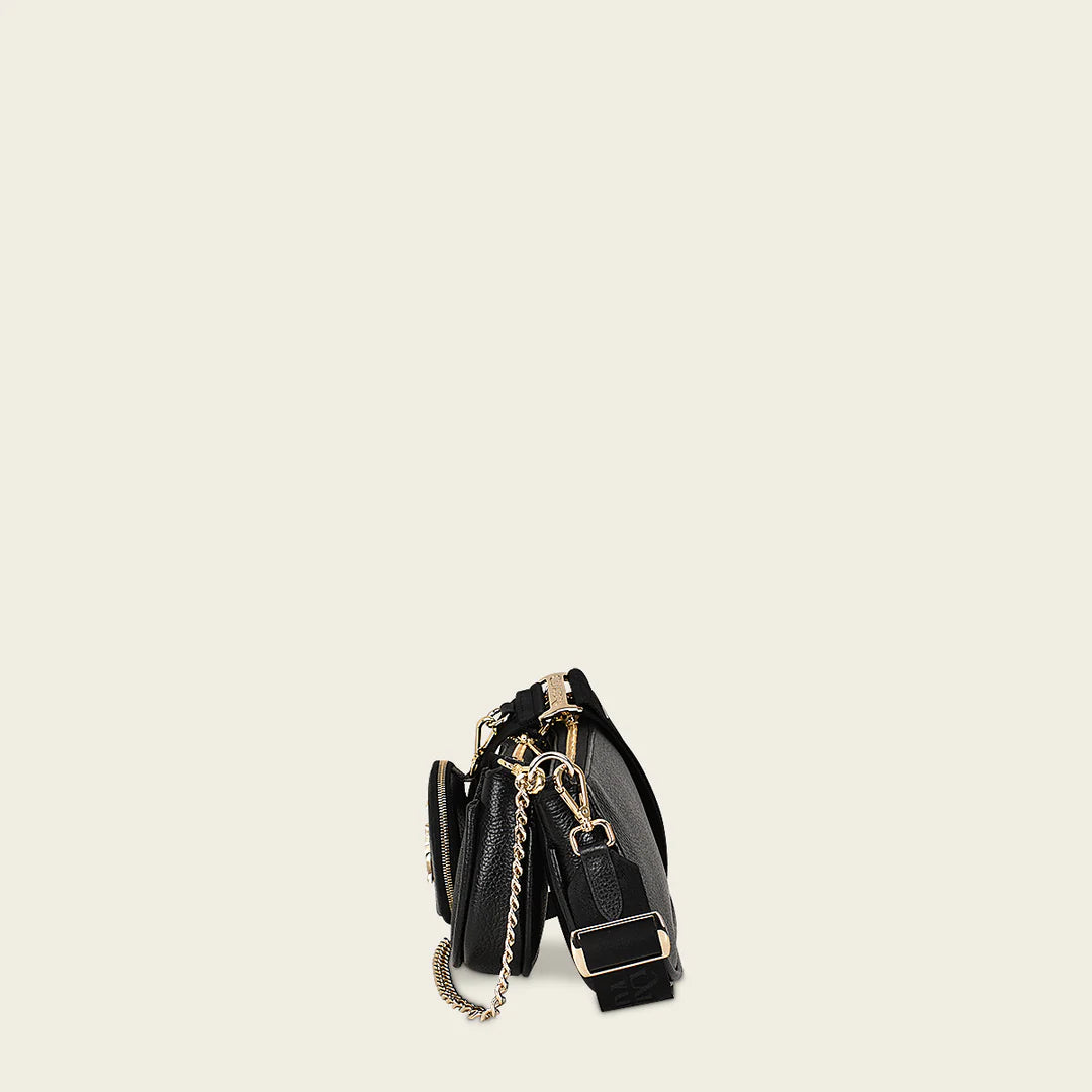 BOD66MA - Cuadra black fashion stingray crossbody bag for women