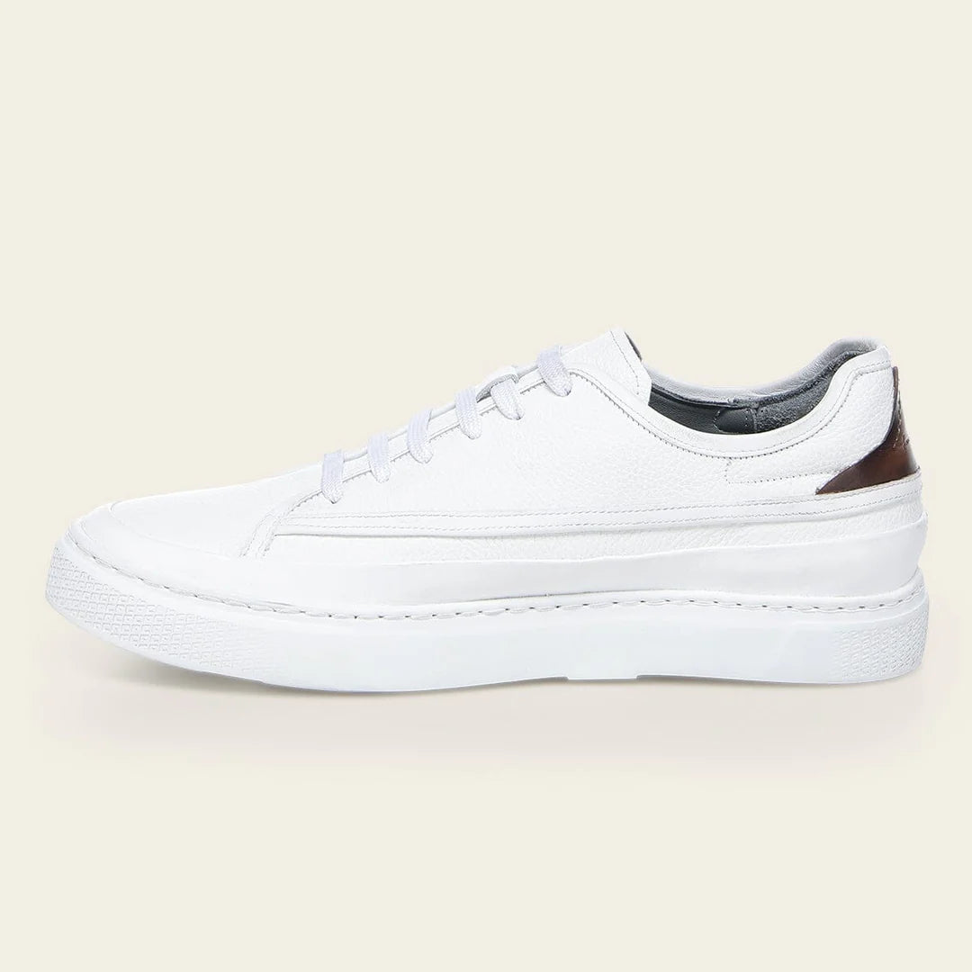 C46PNTC - Cuadra White Casual Fashion Leather Sneakers for Men