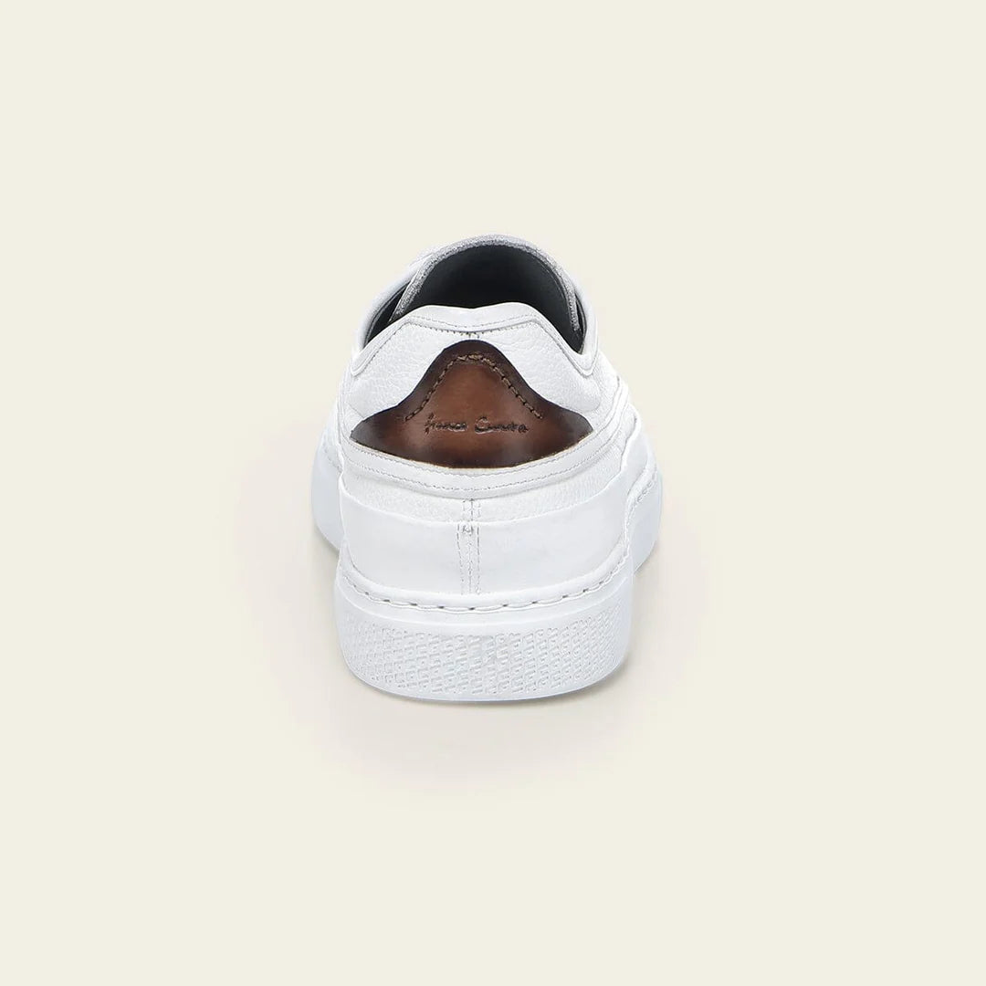 C46PNTC - Cuadra White Casual Fashion Leather Sneakers for Men