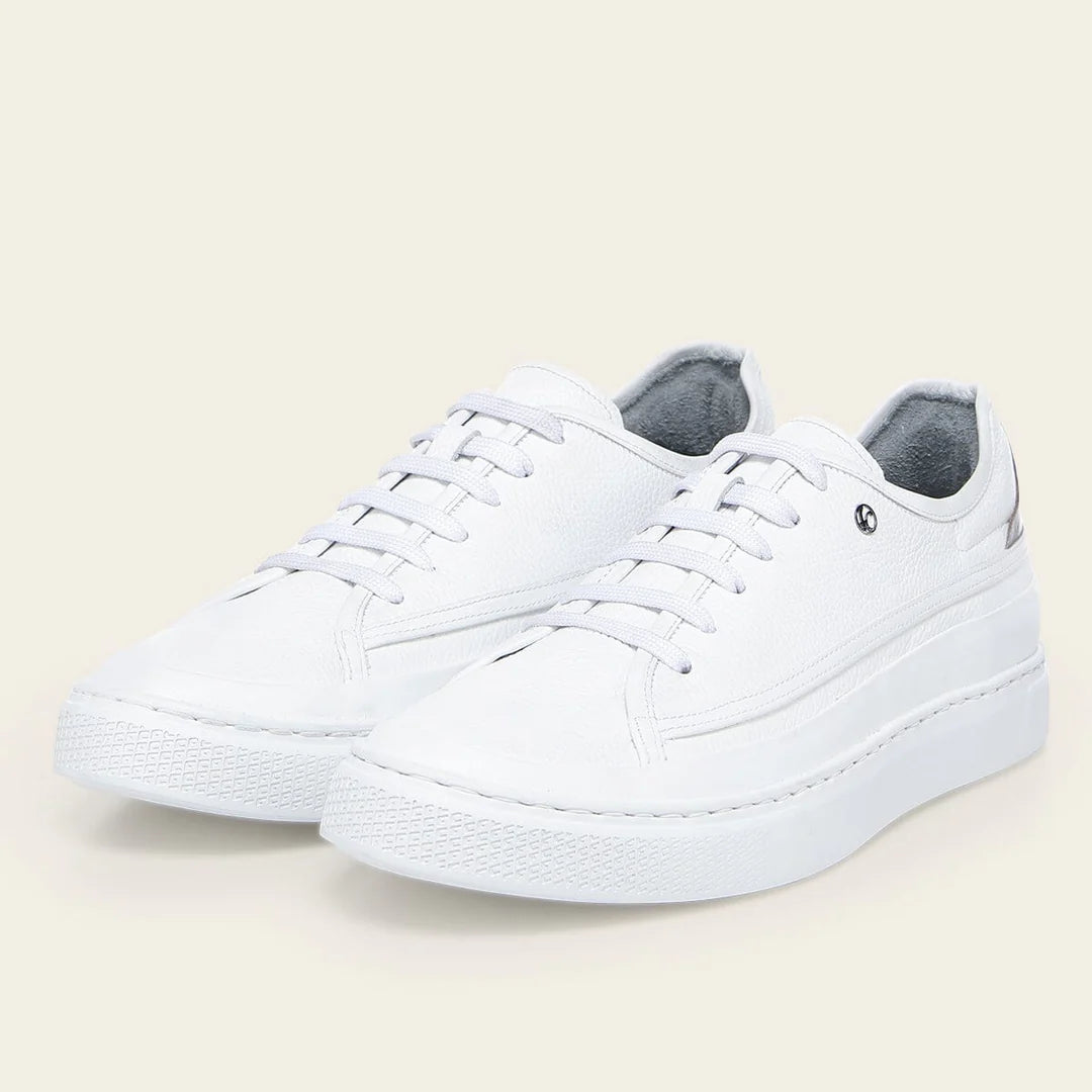 C46PNTC - Cuadra White Casual Fashion Leather Sneakers for Men