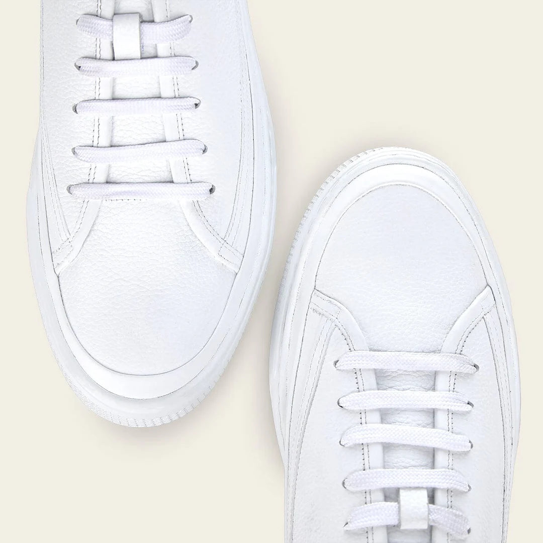 C46PNTC - Cuadra White Casual Fashion Leather Sneakers for Men