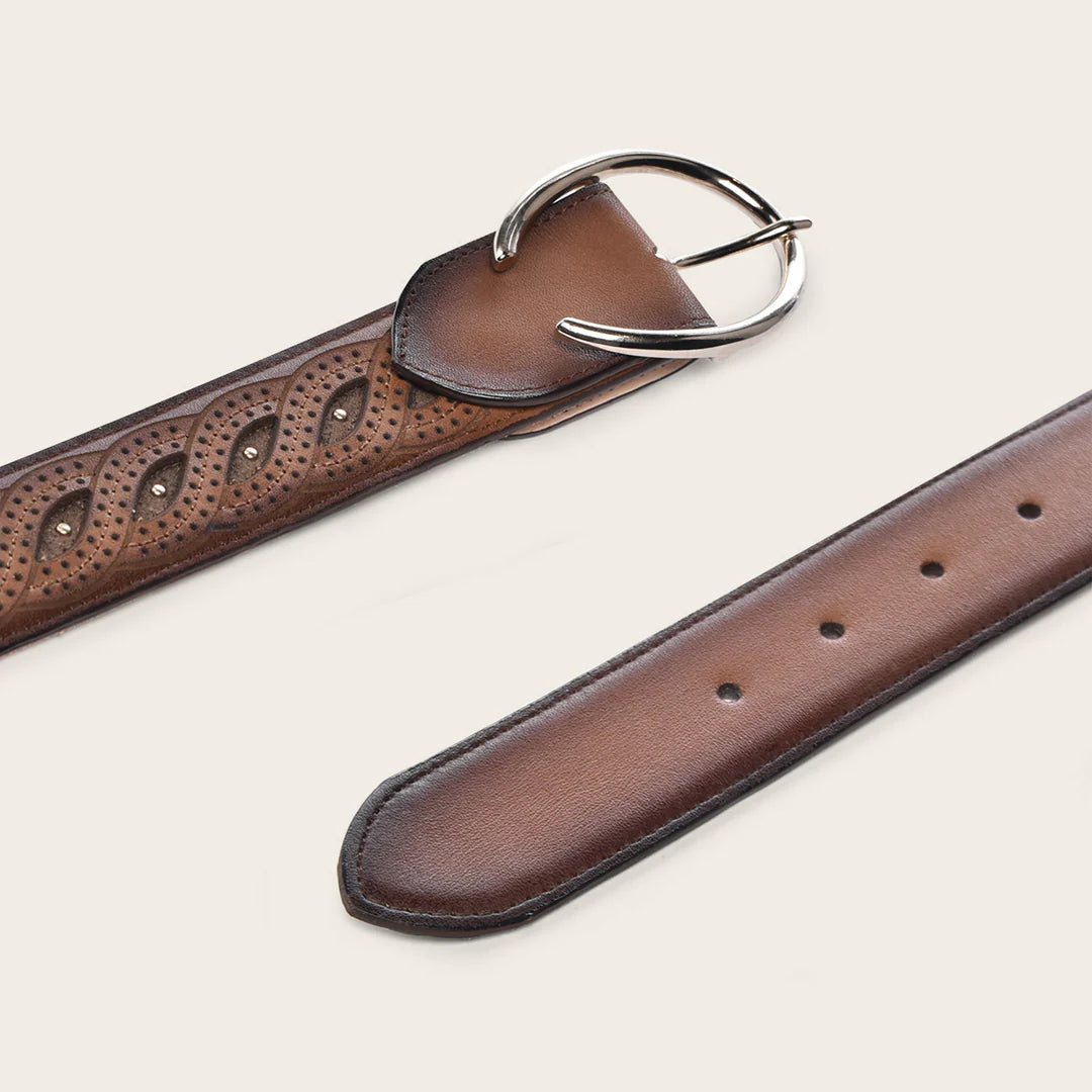 CDA31RS - Cuadra brown western cowgirl belt for women