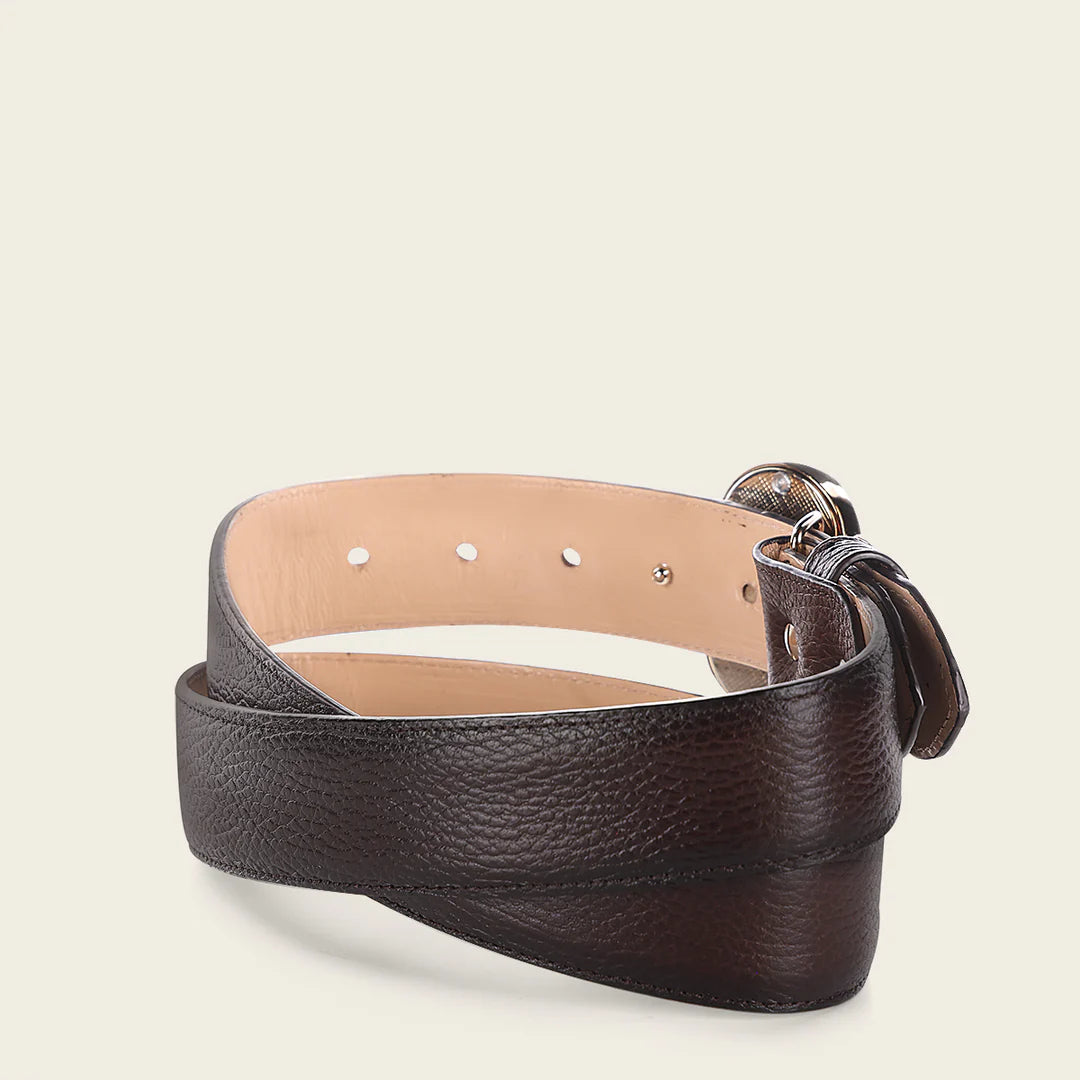 CDA32PH - Cuadra chocolate western cowgirl belt for women