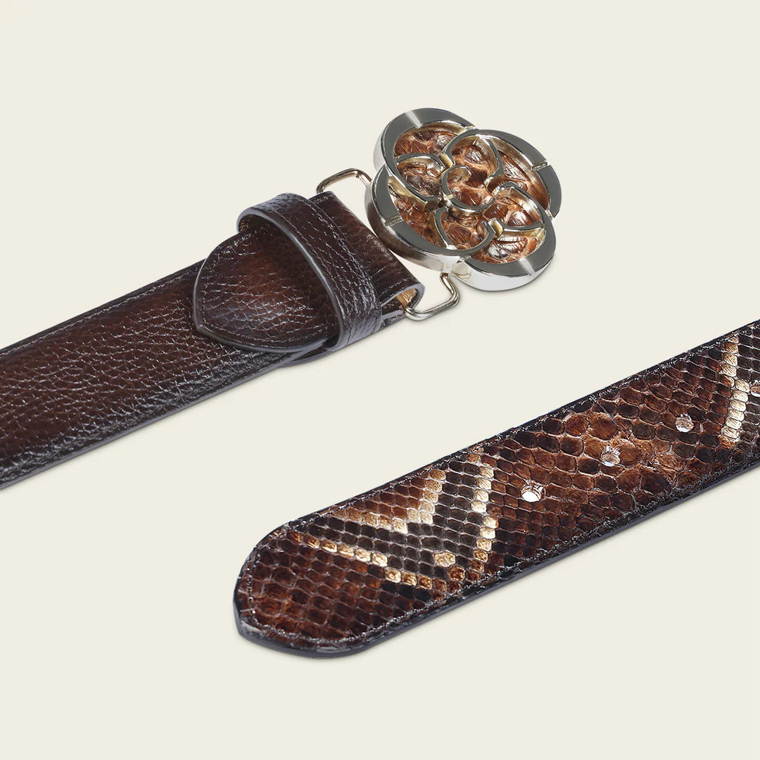CDA32PH - Cuadra chocolate western cowgirl belt for women