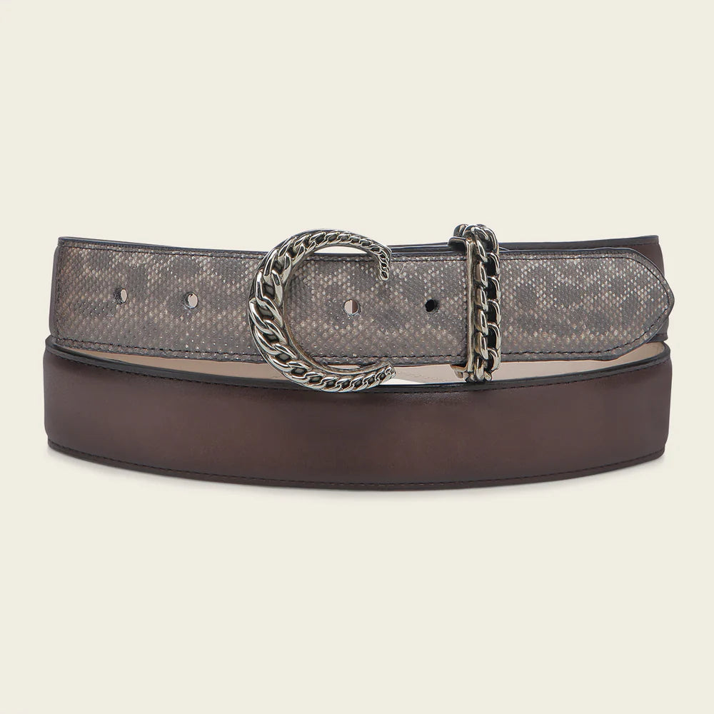 CDA38KA - Cuadra natural western cowgirl carunga belt for women