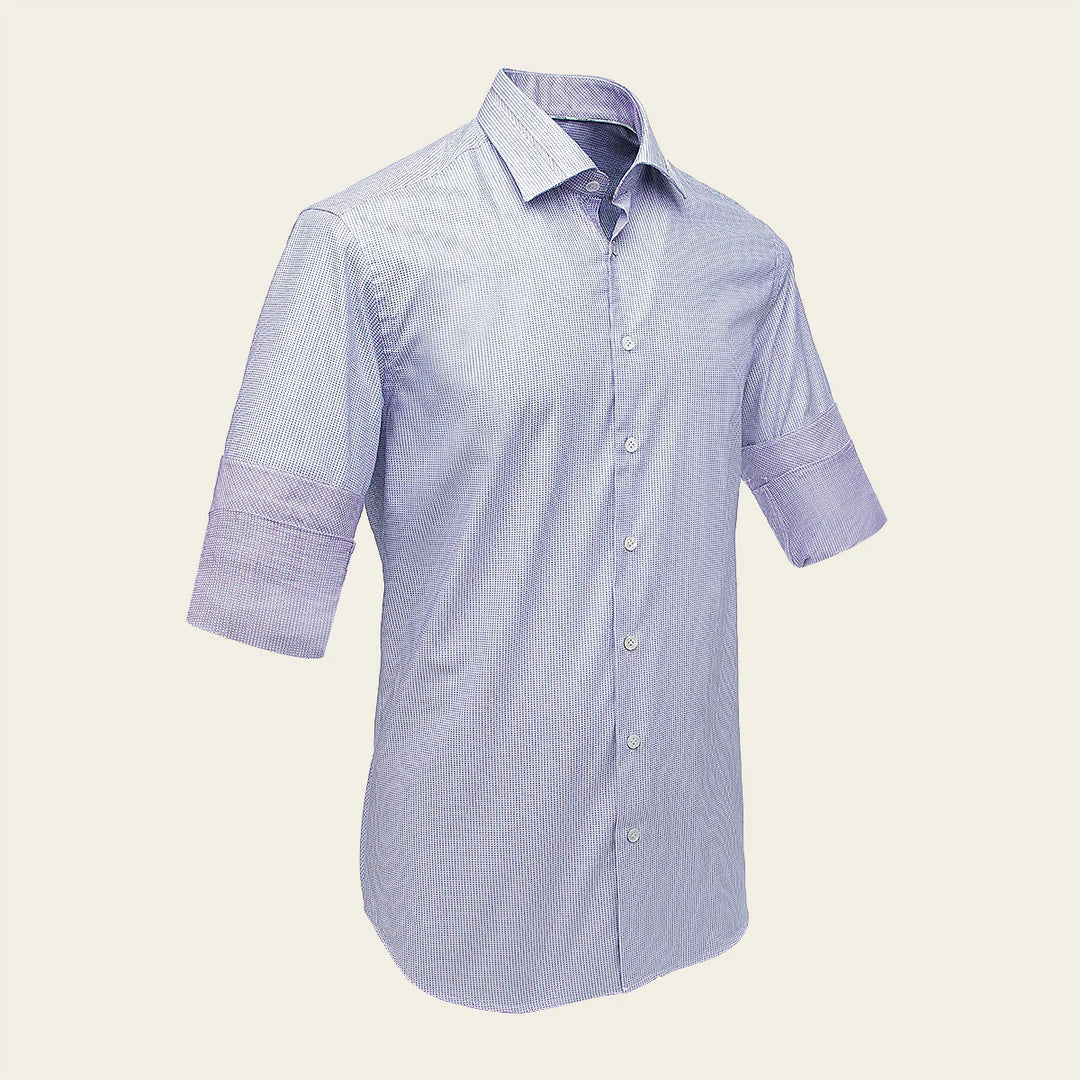 CM0S023 - Cuadra Blue Casual Fashion Cotton Shirt for Men