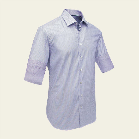 CM0S023 - Cuadra Blue Casual Fashion Cotton Shirt for Men