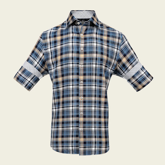 CM0S390 - Cuadra multi fashion western long sleeve cotton shirt for men