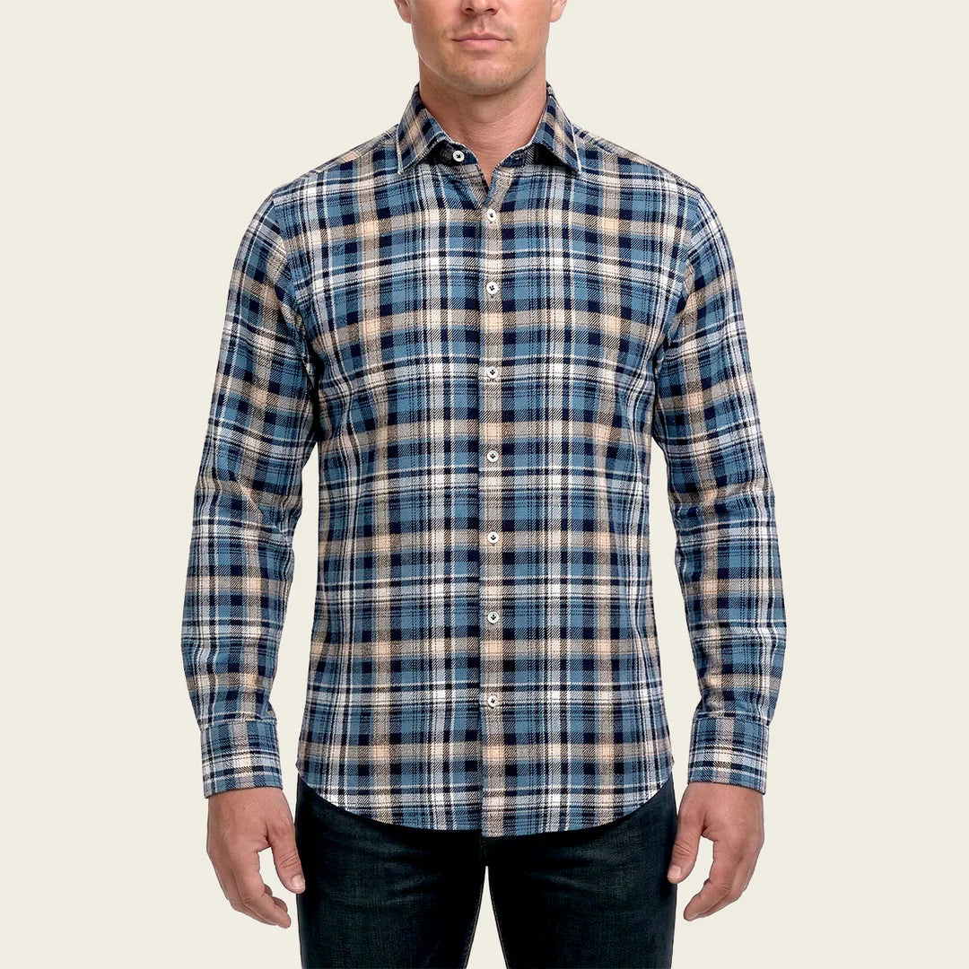 CM0S390 - Cuadra multi fashion western long sleeve cotton shirt for men