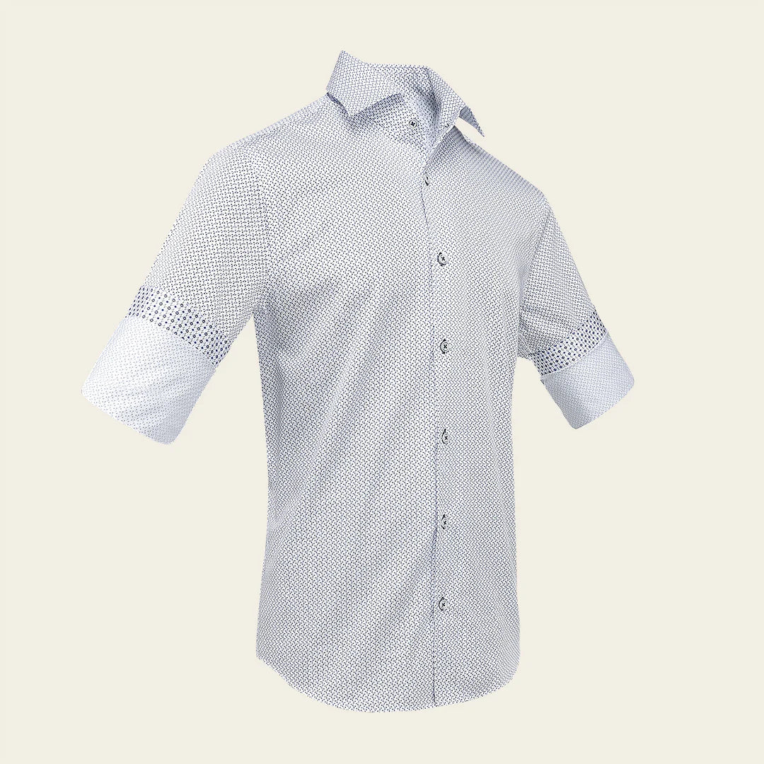 CM0W108 - Cuadra lilac fashion casual shirt for men